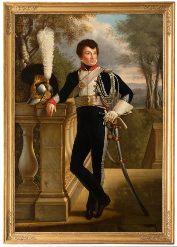 Portrait d’officier – École française début XIX siècle