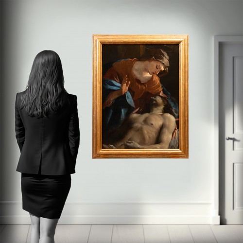 17th century - piéta , attributed. to Charles Mellin (1602- 1649)