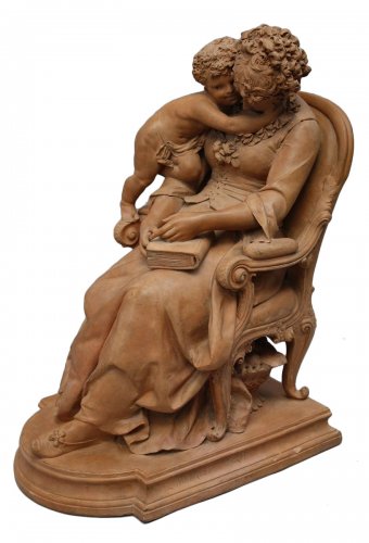 Terracotta sculpture by Lucas Madrassi