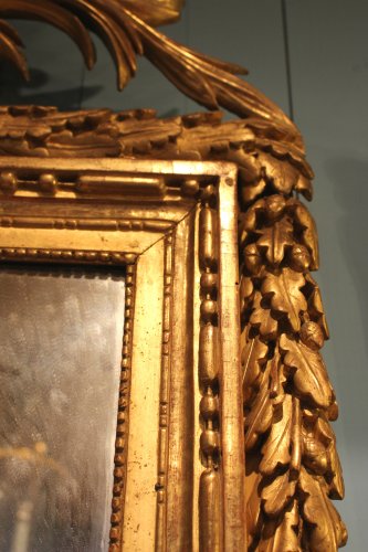 Grand miroir d'époque Louis XVI - Galerie William Diximus