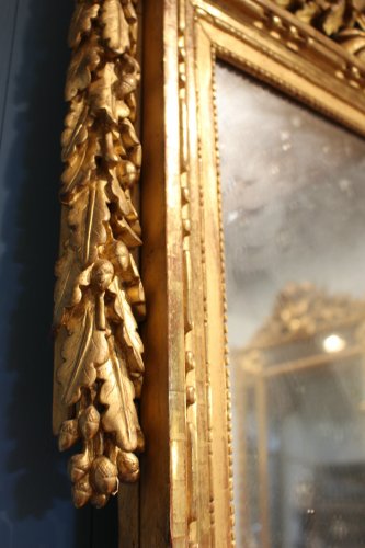 Grand miroir d'époque Louis XVI - Louis XVI
