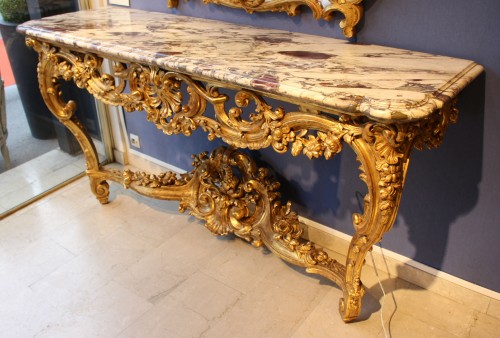 Antiquités - Console d'applique d'époque Louis XV