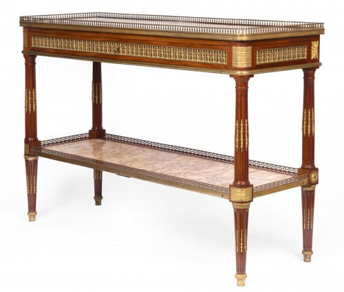  Serving console Louis XVI period stamped by Adam Weisweiler