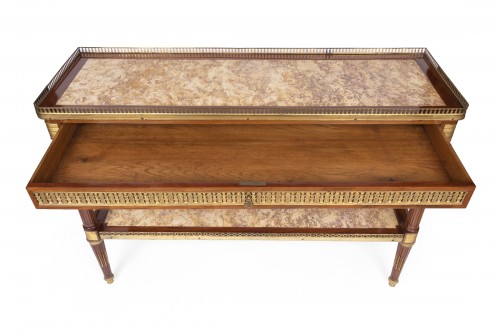  Serving console Louis XVI period stamped by Adam Weisweiler - 