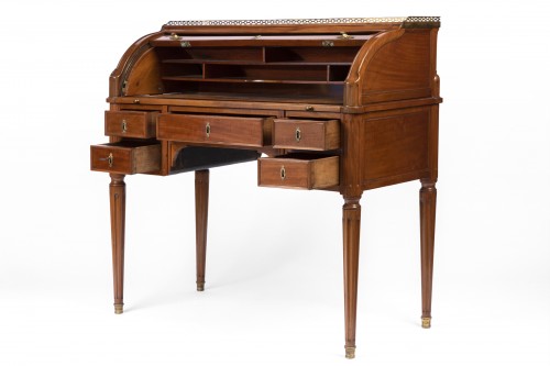 Bureau Cylindre d'Epoque Louis XVI - Galerie William Diximus