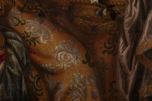 XVIIe siècle - Portrait du XVIIe, Marie Béatrice Eléonore isabelle d’Este, princesse de Modène