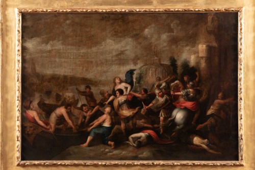 Louis XIV - L’enlèvement d’Hélène, attribué à frans Francken II