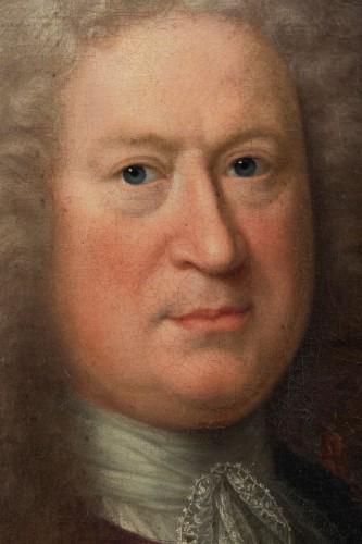 Presumed portrait of Louis de France (1661-1711) around Hyacinthe Rigaud - Paintings & Drawings Style Louis XIV