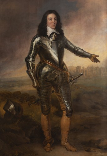 Portrait of Captain J.P of Sykehouse assigned Adriaen Hanneman (1603-1671) - Paintings & Drawings Style Louis XIV