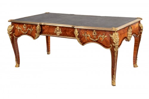 Bureau plat d’époque Régence - "Le cortège Dionysiaque"