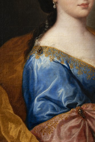 French Regence - Portrait of an elegant - Attributed to Alexis Simon Belle (1674-1734)