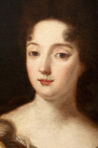 Tableaux et dessins  - Portrait d'une princesse de sang sous le règne Louis XIV - Entourage de P. Mignard