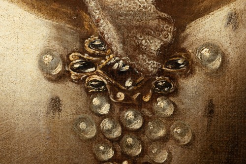 Portrait d'une princesse de sang sous le règne Louis XIV - Entourage de P. Mignard - Louis XIV