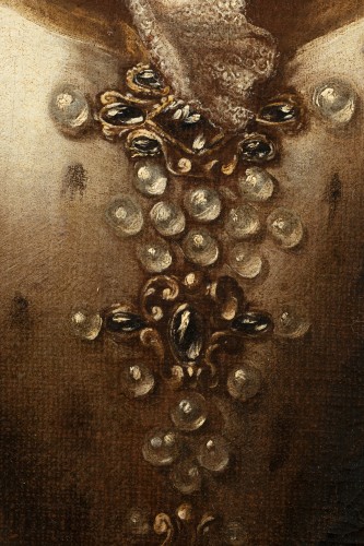 Louis XIV - Portrait d'une princesse de sang sous le règne Louis XIV - Entourage de P. Mignard