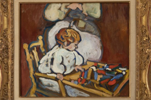 Tableaux et dessins Tableaux du XXe siècle - Louis Valtat (1869-1952) - "Jean" circa 1909, période Fauve