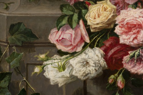 Throwing roses - Jean Bonnet 1878 - Napoléon III