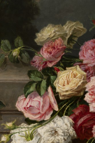 Antiquités - Throwing roses - Jean Bonnet 1878