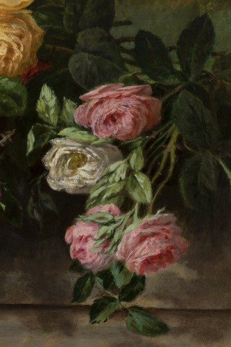 Antiquités - Throwing roses - Jean Bonnet 1878