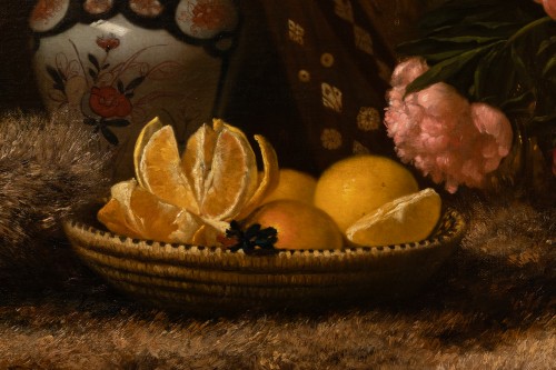 Still Life with Moukhala - E. David (1819-1900) - Paintings & Drawings Style 