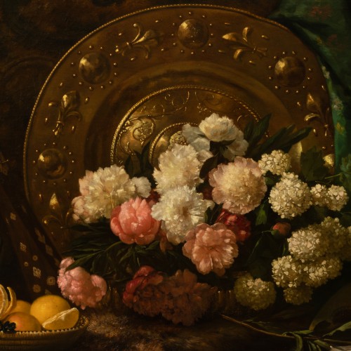 Antiquités - Nature morte au Moukhala - E. David (1819-1900)