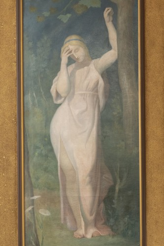 Suiveur de Pierre Puvis de Chavannes "La vigilance – Le recueillement" - Galerie William Diximus