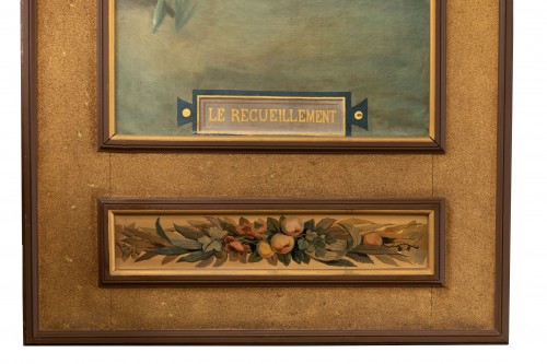 Art nouveau - Follower of Pierre Puvis de Chavannes &quot;Vigilance - Meditation&quot;