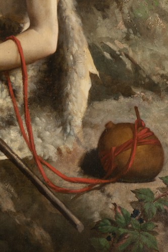 Alexandre Serres (1850-1910) - Allégorie au berger et à l'oiseau - Galerie William Diximus