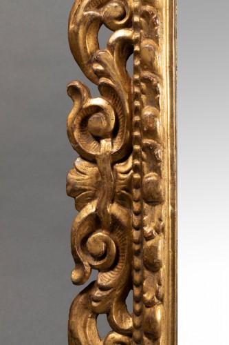 Paire de miroirs italiens en bois sculpté - 19e siècle - 