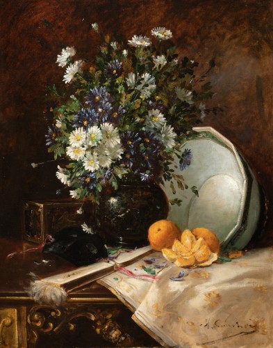 Tableaux et dessins Tableaux XIXe siècle - Eugène Henri CAUCHOIS (1850-1911) - Nature morte