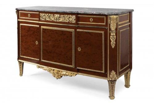 Commode à vantaux d'époque Louis XVI