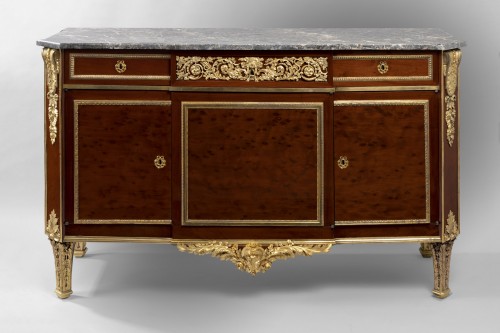 Commode à vantaux d'époque Louis XVI - Mobilier Style Louis XVI