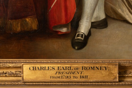 Sir William Beechey R.A. (1753-1839) - Portrait en pied de Charles Marsham Comte de Romney - Galerie William Diximus