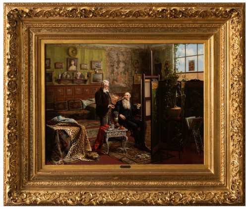 Carl Johann Spielter - Le peintre dans son atelier