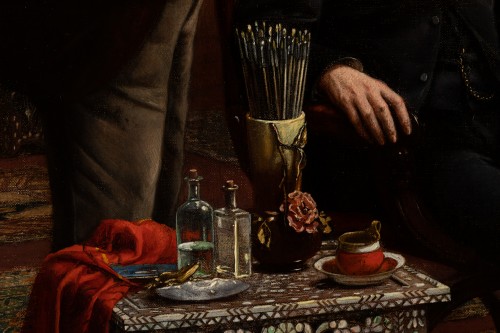  - Carl Johann Spielter - Le peintre dans son atelier