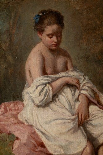 Paintings & Drawings  - Charles CHAPLIN (1825-1891) the young girl in the bath