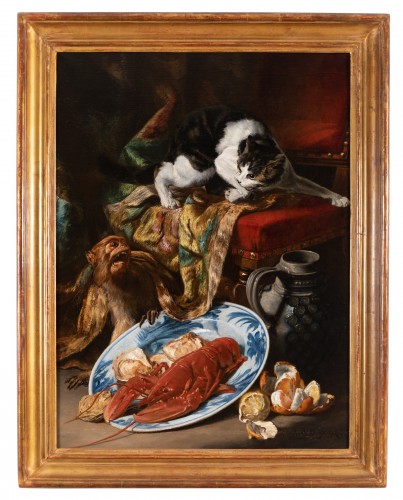 Auguste Aristide F. CONSTANTIN (1824-1895) - Nature morte