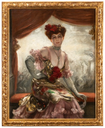 Karl Gampenrieder (1860-1930) - Portrait de femme