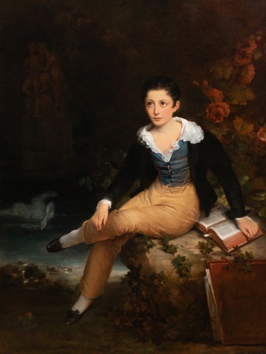 Hortense Haudebourt-Lescot (1784 -1845) - Portrait of the son of the artist