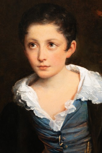 Tableaux et dessins Tableaux XIXe siècle - Hortense Haudebourt-Lescot (1784 -1845) - Fils de l'artiste