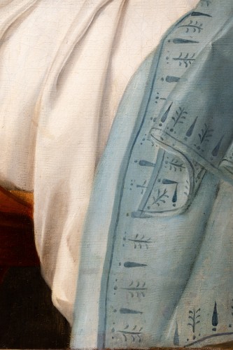 Creuzé Clémentine (1781-1862) - Portrait d'une jeune femme tisserande - Galerie William Diximus