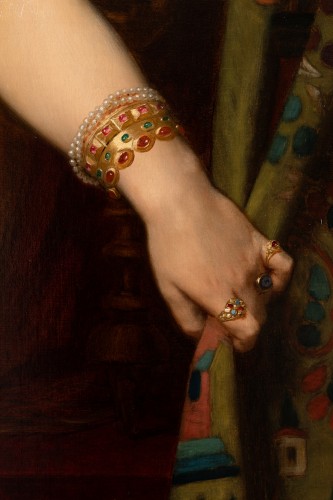 Napoléon III - Hugues Merle 1875 - Portrait d'Esther devant le roi Assuérus