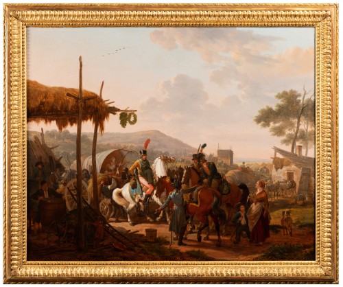 Jacques-François-Joseph Swebach (1769 - 1823)  - A military encampment 1804
