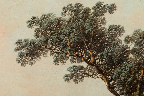 Antiquités - Jean PILLEMENT (1728-1808) - Paire de paysages