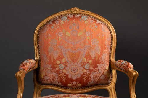 Sièges Fauteuil & Bergère - Paire de fauteuils d'époque Transition vers 1770