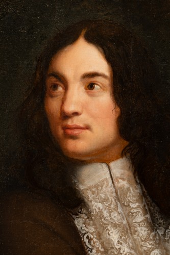 Presumed portrait of Antoine Coysevox - Attributed to Charles Le Brun  - 