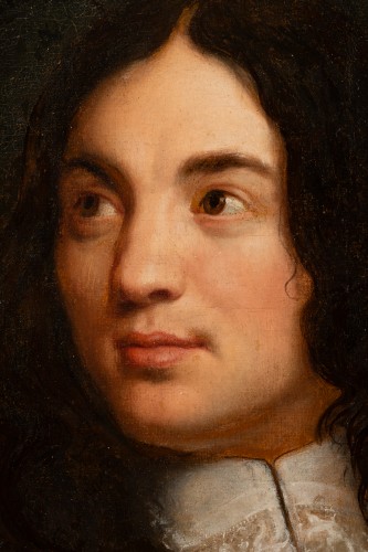 XVIIe siècle - Portrait présumé d'Antoine Coysevox - Attribué à Charles Le Brun