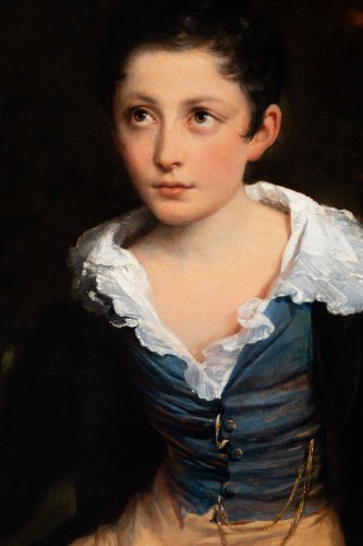 Antiquités - Hortense Haudebourt-Lescot (1784 -1845) - Portrait de son Fils 1832