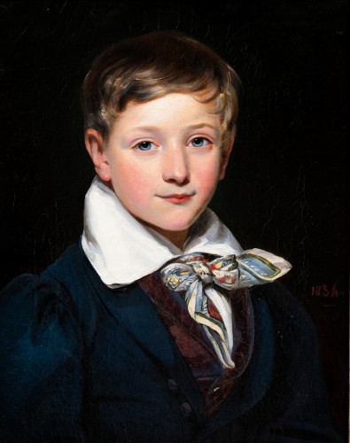 Tableaux et dessins  - Portrait d'un jeune garçon - 1834
