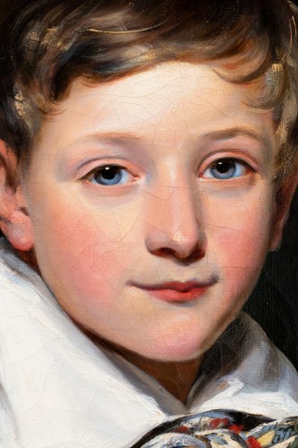 Restauration - Charles X - Portrait d'un jeune garçon - 1834
