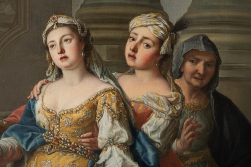 XVIIIe siècle - Esther devant le roi Assuérus – Martin Van Meytens (1695-1770)
